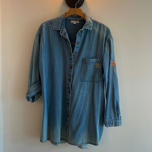 Billabong x Salty Blonde denim shirt